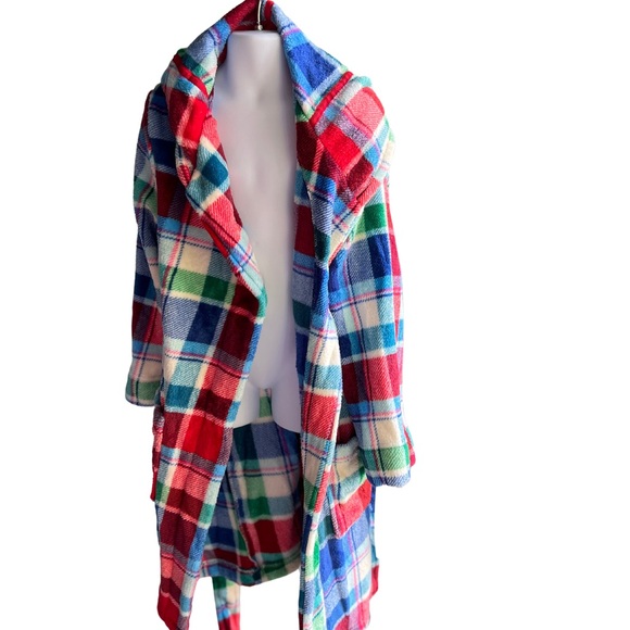 Cat and Jack Multicolor Hooded Robe Sleepwear Size 8 M - Picture 4 of 4